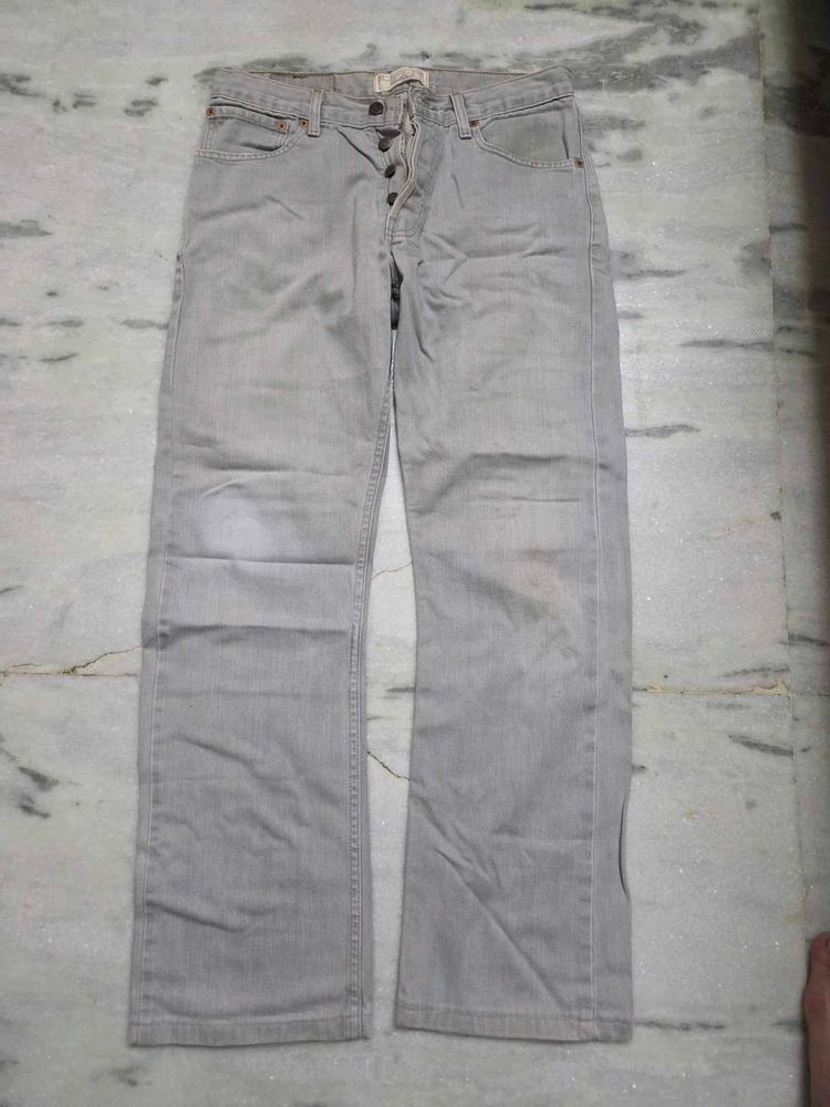 Gray Denim Jeans