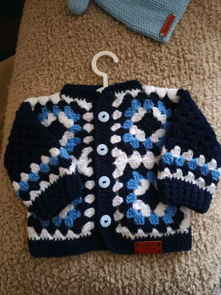Handmade Granny Square Cardigan