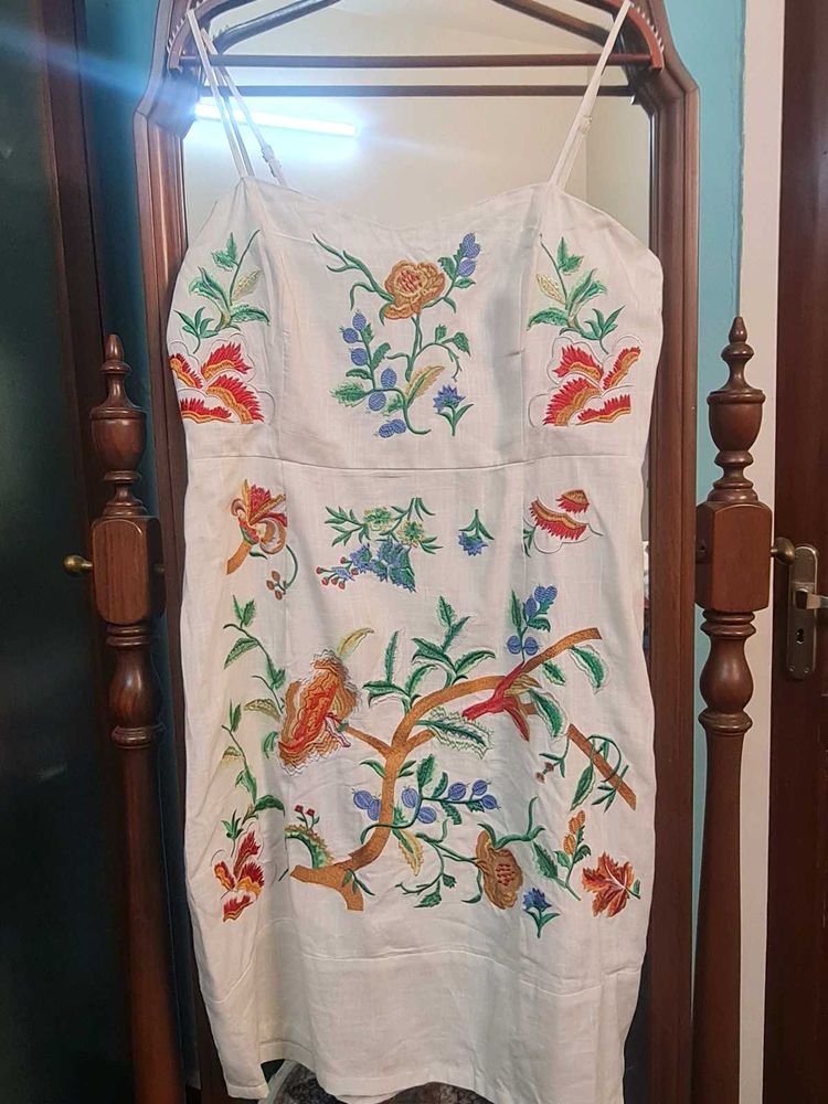 Floral Embroidered Dress