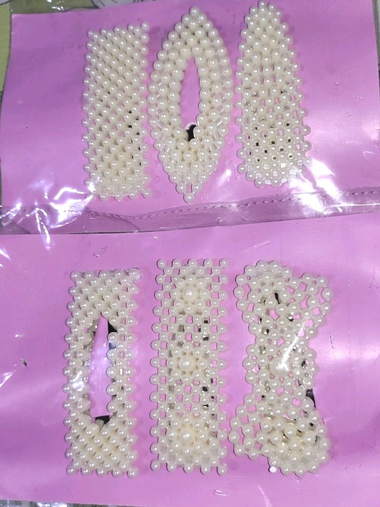 💥 Korean Style White Clips 💥