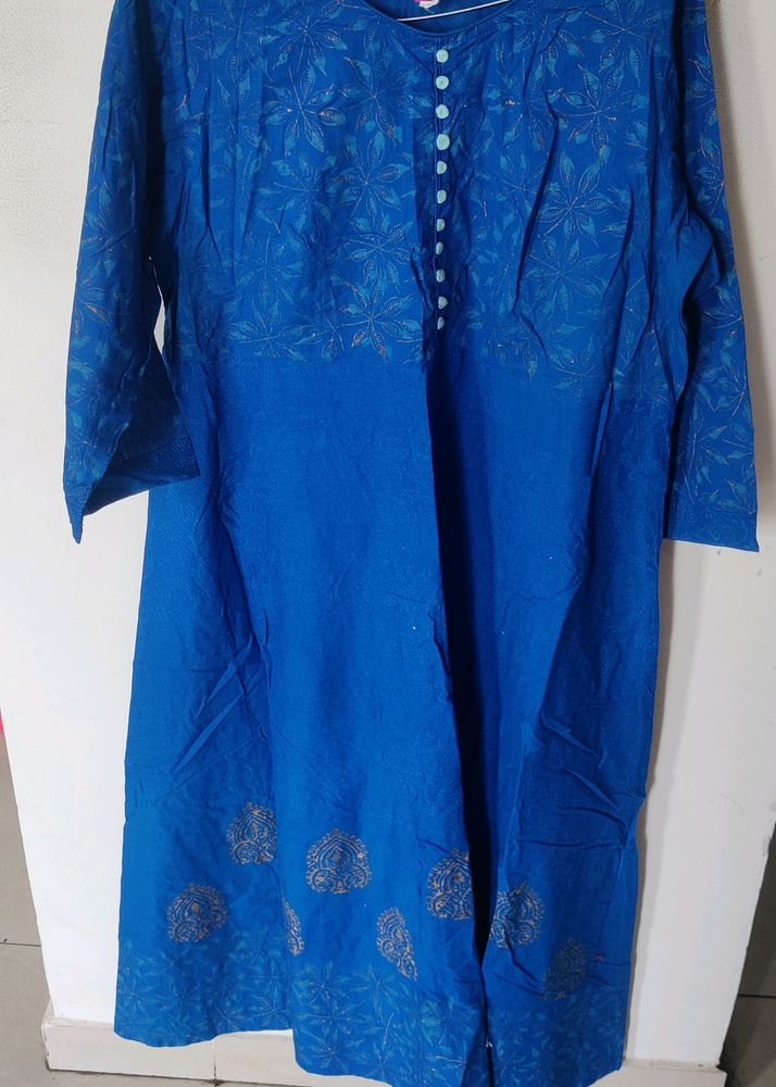 Blue Long Kurta/ Kurta / Indian Outfits/ Tradition