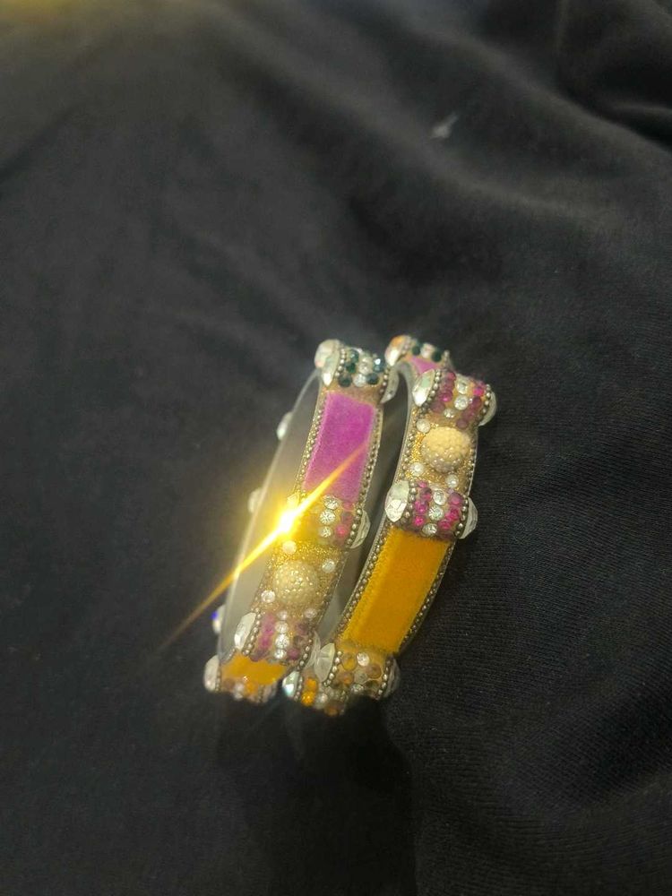 Stylish Set of Two Bangles