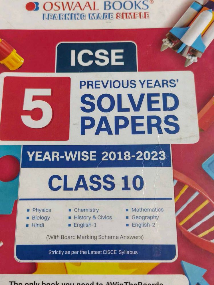 Oswaal ICSE Class 10 Solved Papers