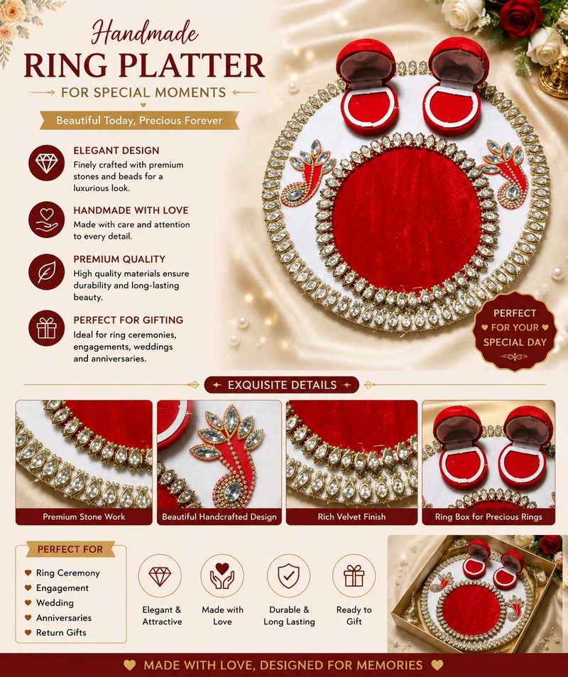 handmade ring plate