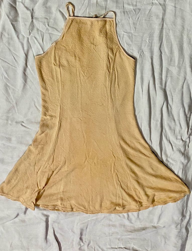 Tan Mini Dress
