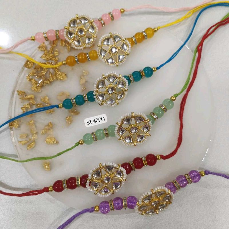 Set Of 6 Beautiful Rakhi 😍