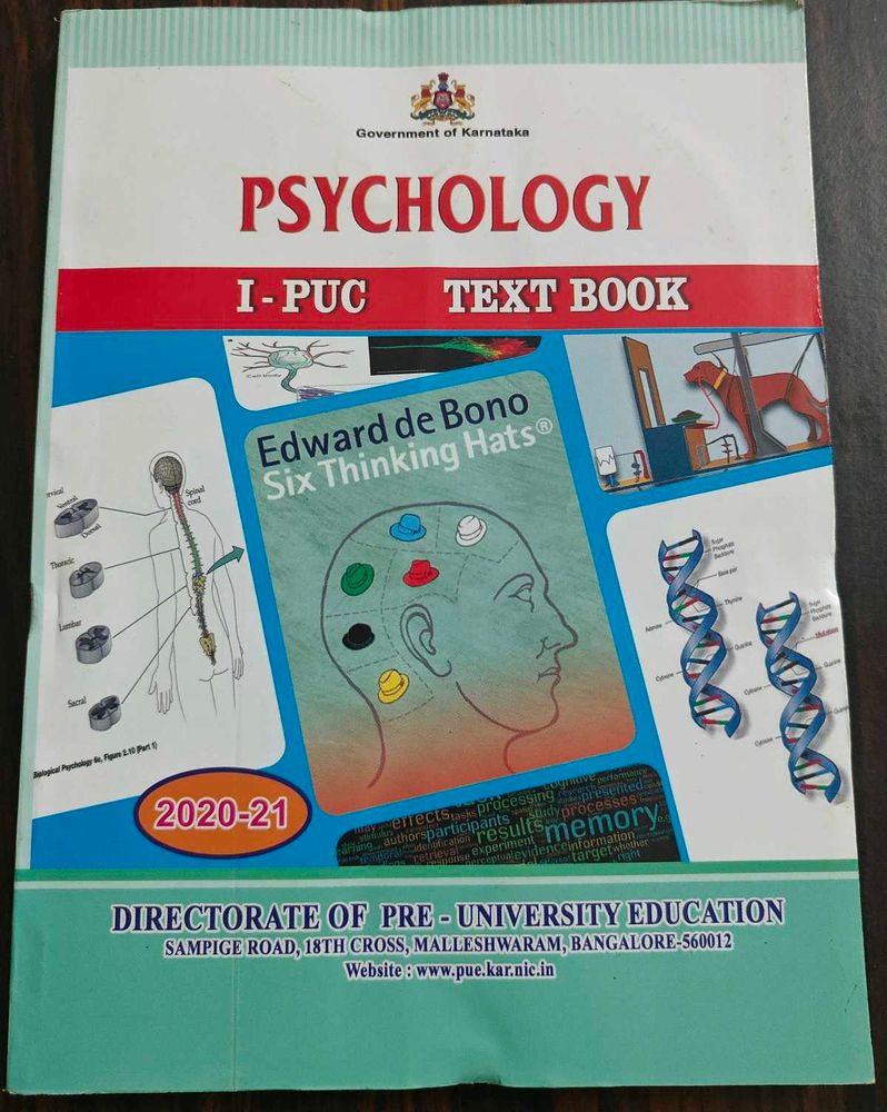Psychology I-PUC Text Book (2020-21)