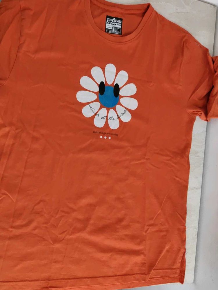 Orange T-shirt For Women - Difference Of Opinion