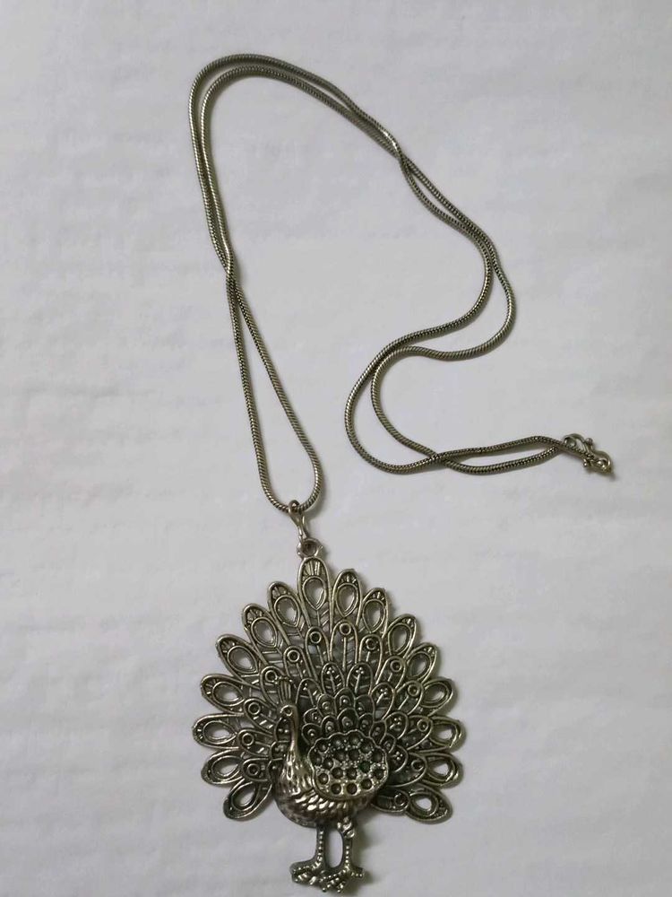 Peacock Pendant Necklace