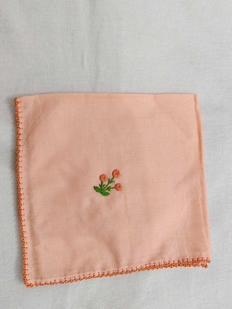 Hand Embroidered Handkerchief (Pack of 3)