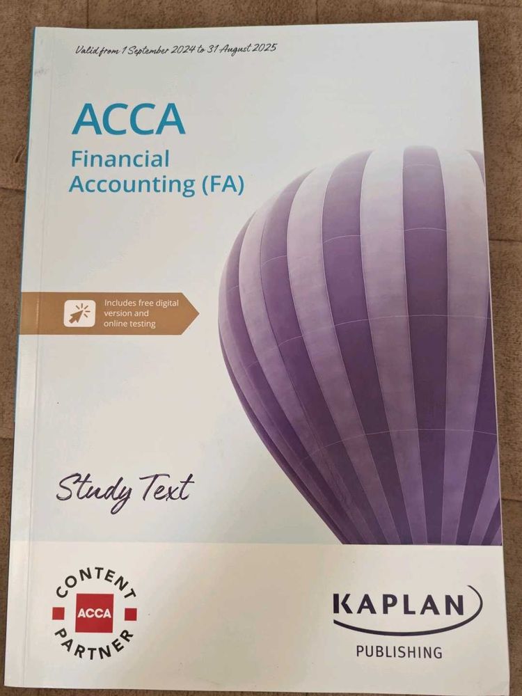 ACCA kaplan Financial Accounting Study Text