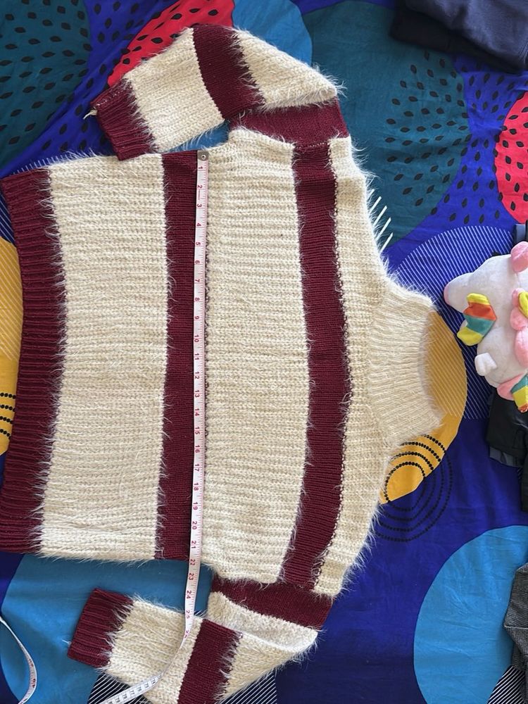 Striped Knit Sweater