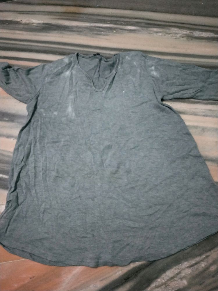 Grey Woolen Top Or Sweater, Never Used