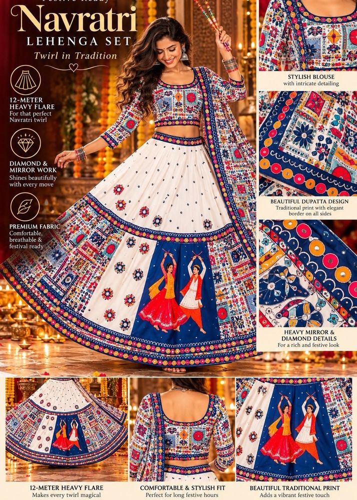 Festive Navratri Lehenga Set