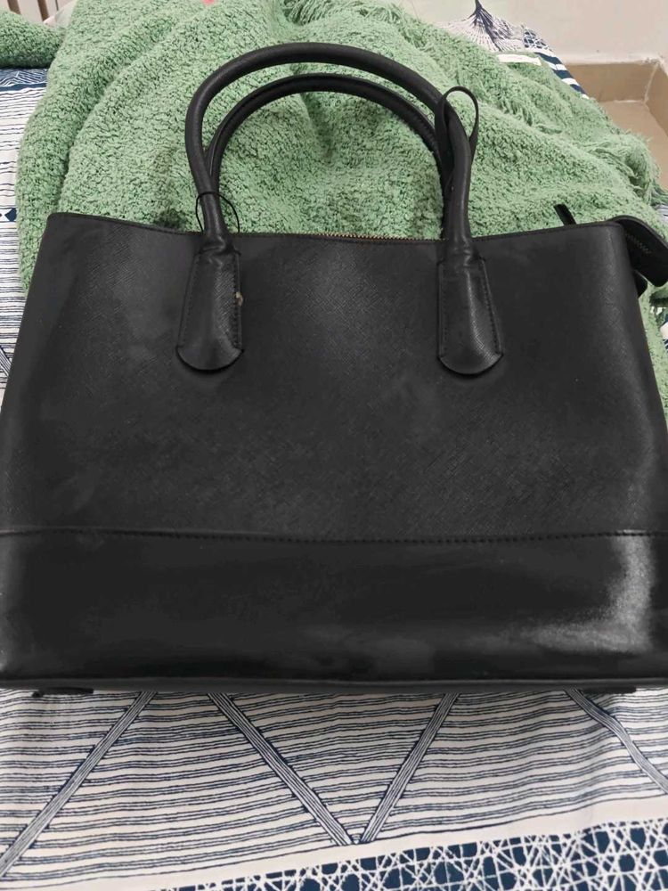 Zara  Black Tote Bag