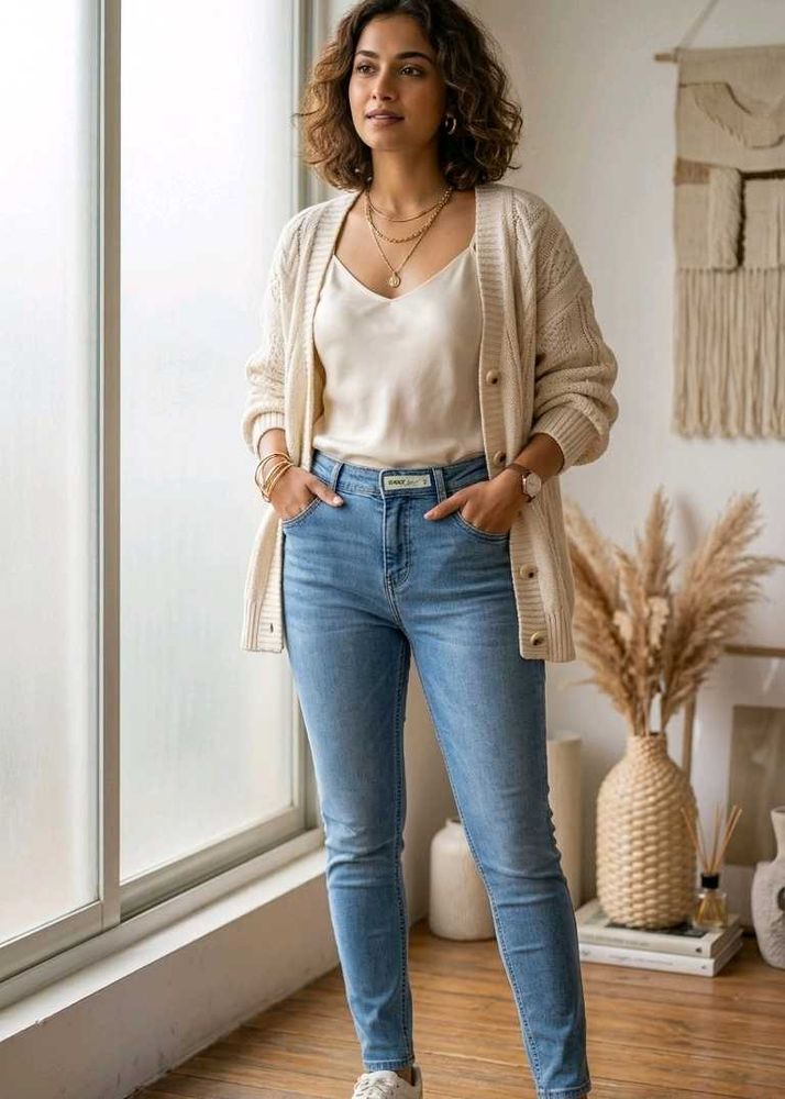 Classic Light Wash Skinny Jeans