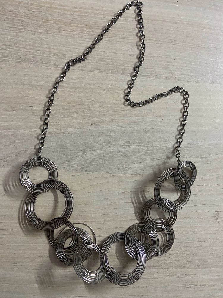 Silver Ring Necklace