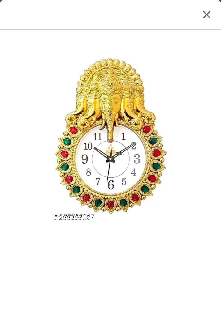 Decorative Ganesha Wall Clock