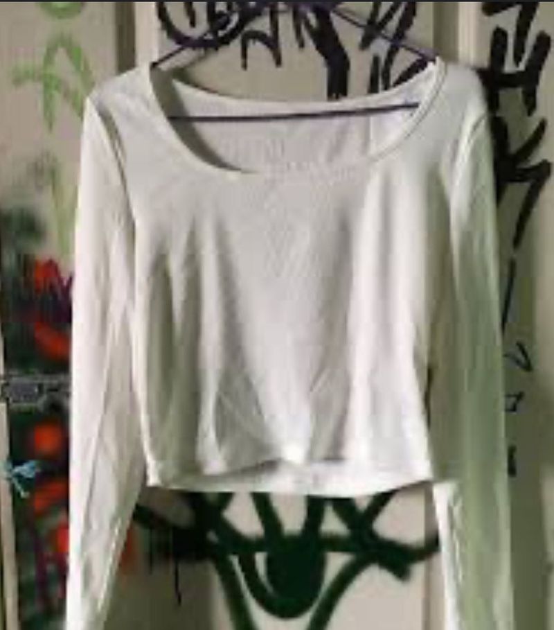 cider white full sleeve top