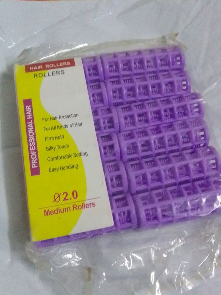 New Pack Of 12 Hair Rollers