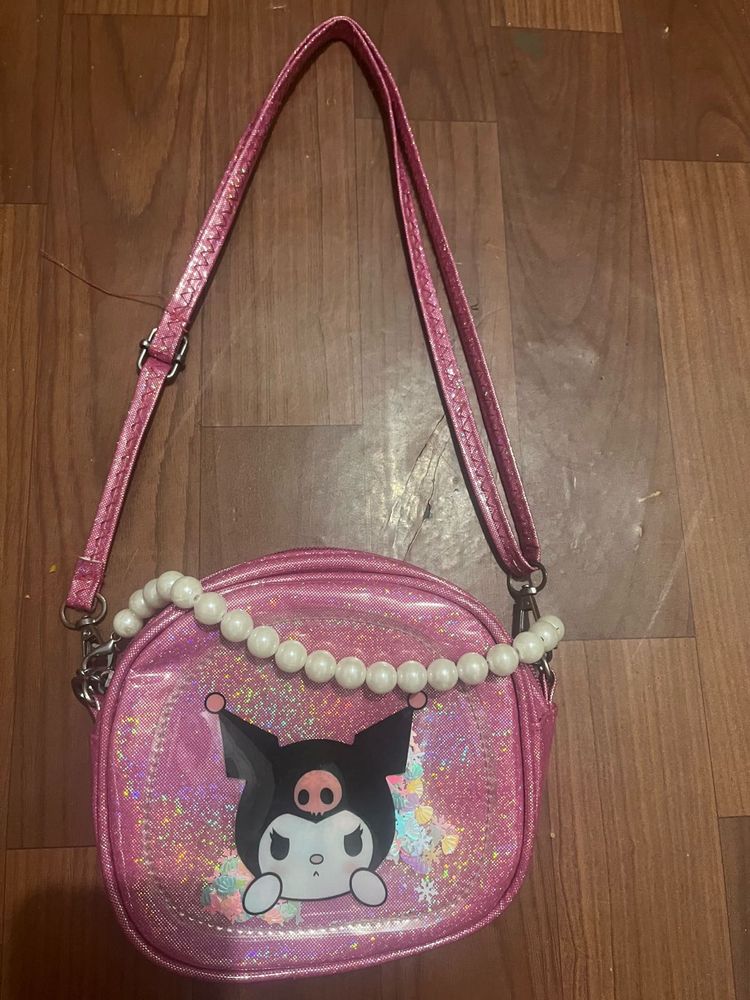 Cute Kuromi Crossbody Bag