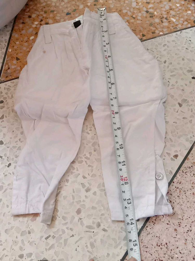 pure cotton white pant