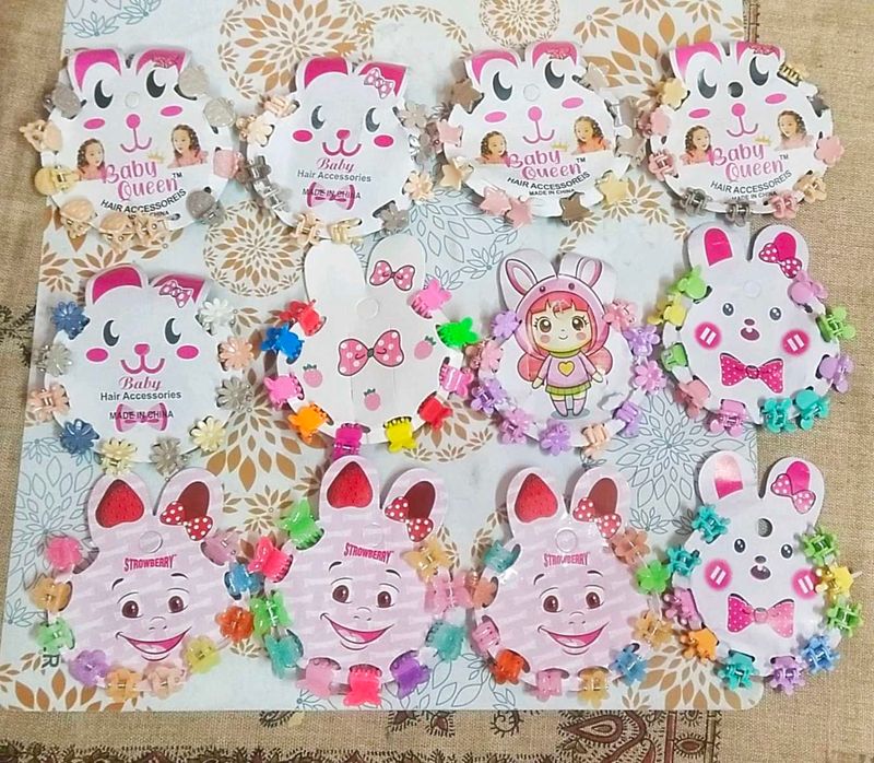 Cute Bunny Hair small claw clips