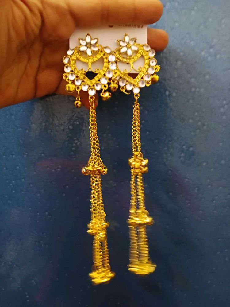 kashmir jhumka golden touch