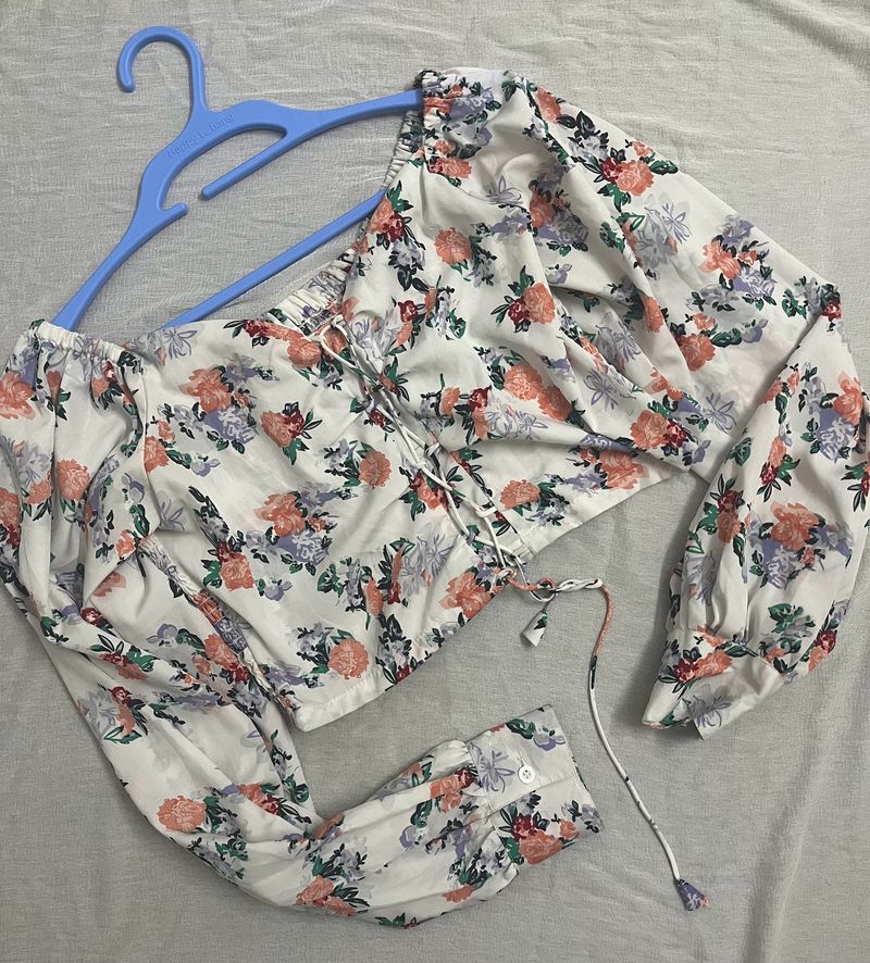 SSS FLORAL CROP TOP
