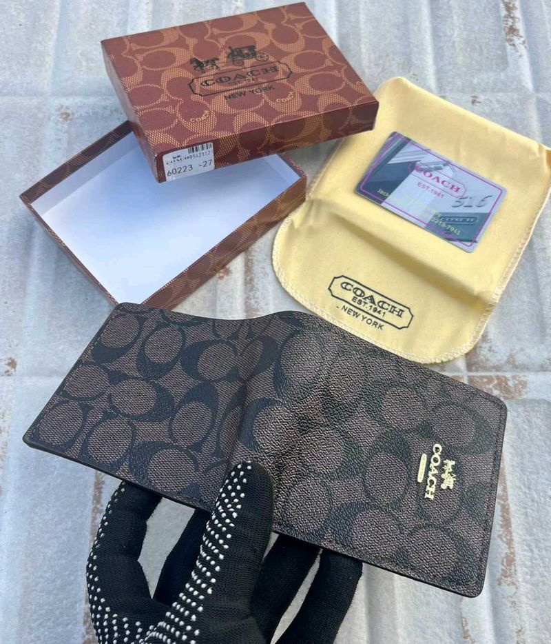 Coach Signature Wallet - ONLY BROWN COLOR LEFT