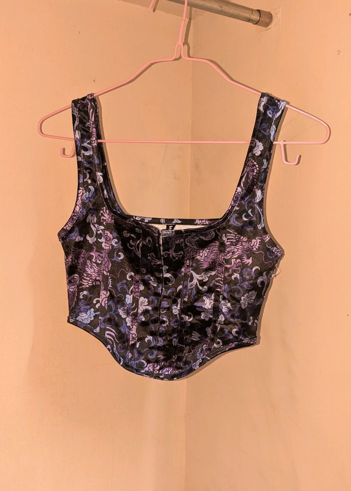 Lavender Corset Top