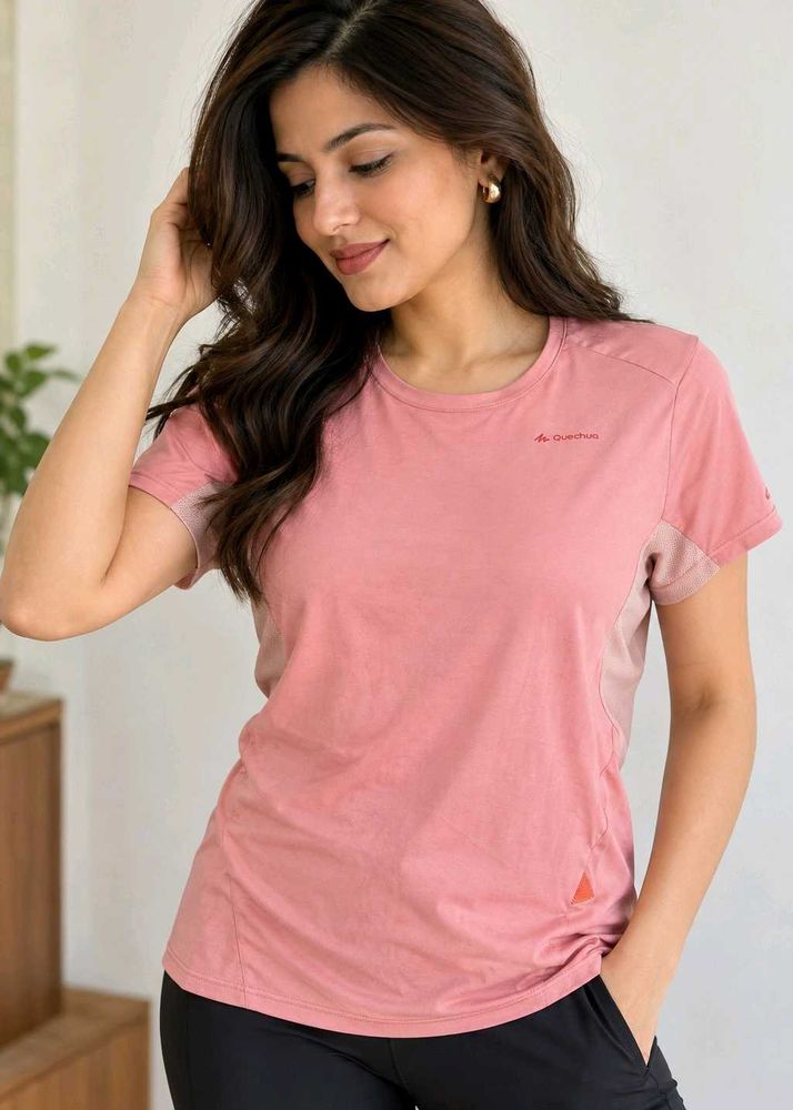 Decathlon Quechua Pink T-Shirt