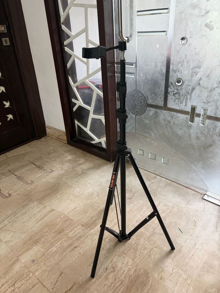 Adjustable Tripod Stand with Phone Holder
