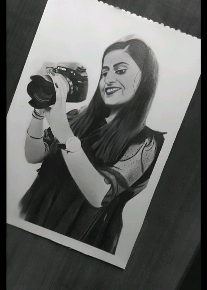 Portrait Art Work🎨🥰🤩💖💖