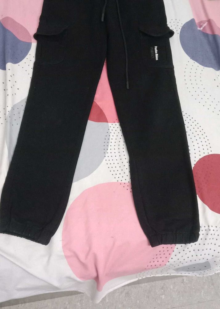 Stylish Black Cargo Pants for girl