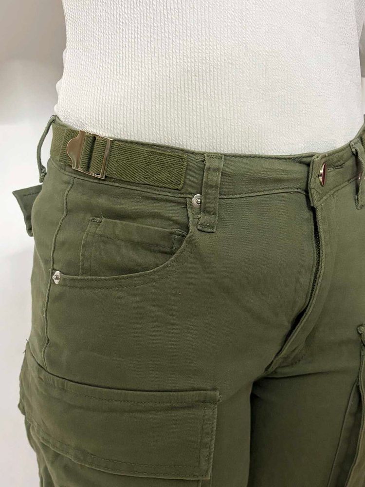 Olive Green Cargo Pants
