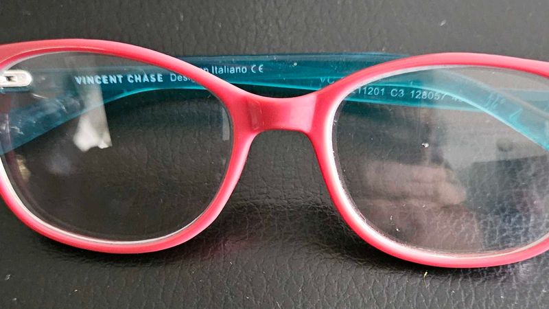 Vincent Chase pink &amp; turquoise glass frame