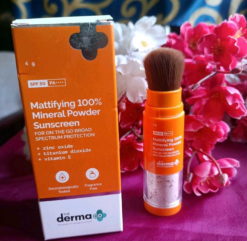 The Derma Co. Mattifying Mineral Powder Sunscreen