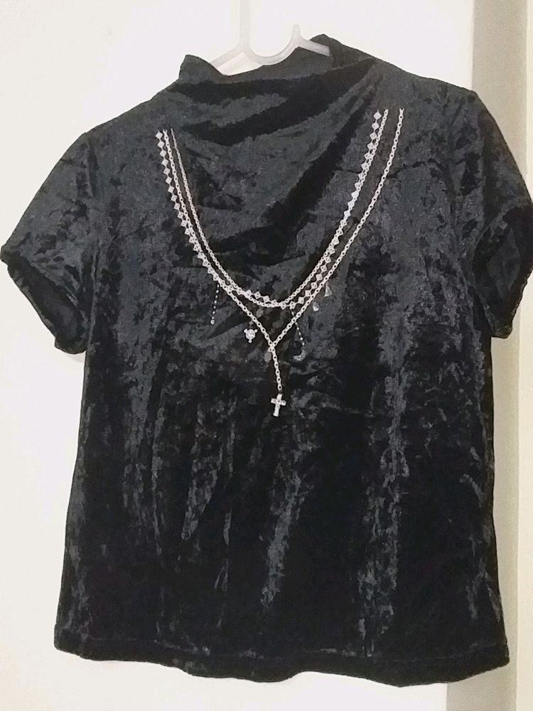 Velvet Short Top