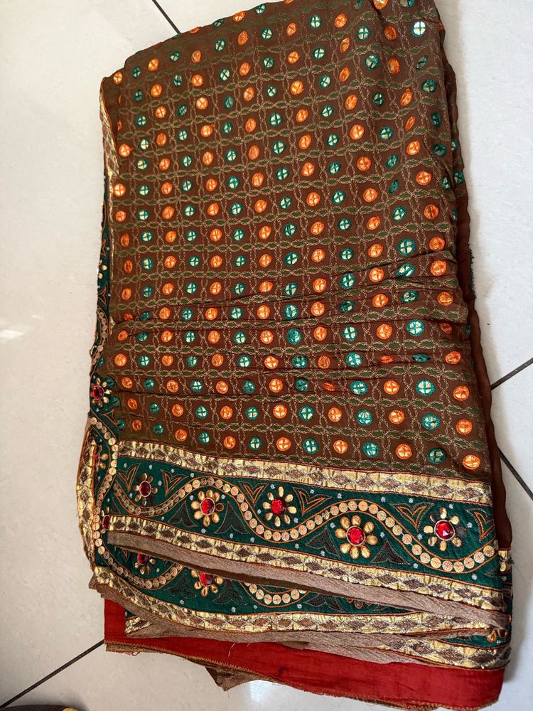 Designer Embroidered Saree