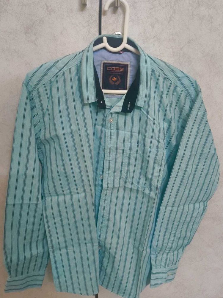Men's Striped Long Sleeve Shirt