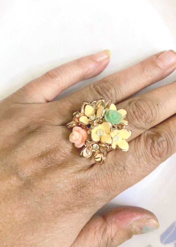 Floral Statement Ring
