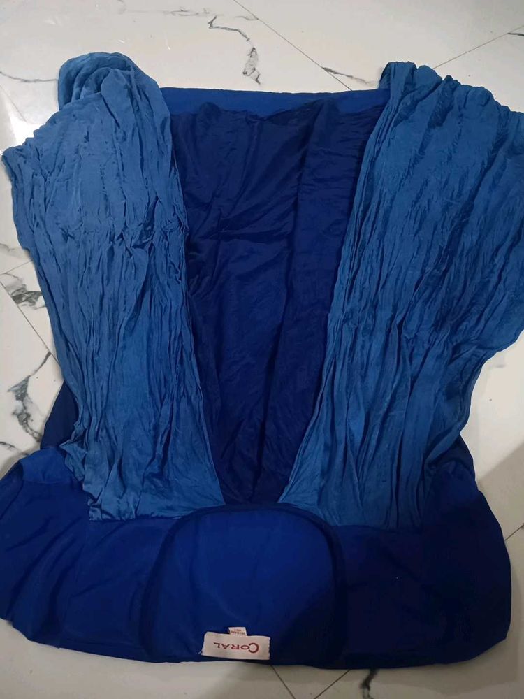 Stylish Blue Ombre Dupatta
