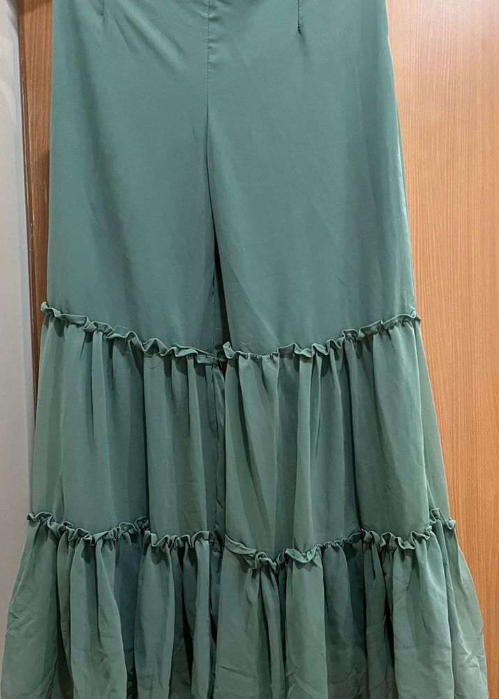 Flowy Ruffled Palazzo Pants