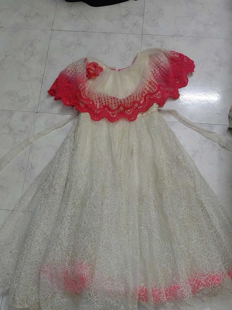Beautiful Lace Ethnic Gown For teens