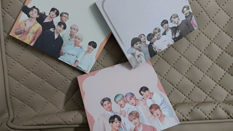 bts notes (set of 3)
