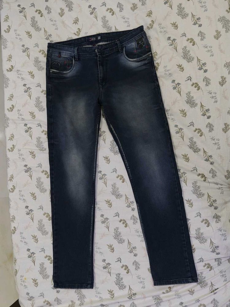 Men's Dark Wash Denim Jeans