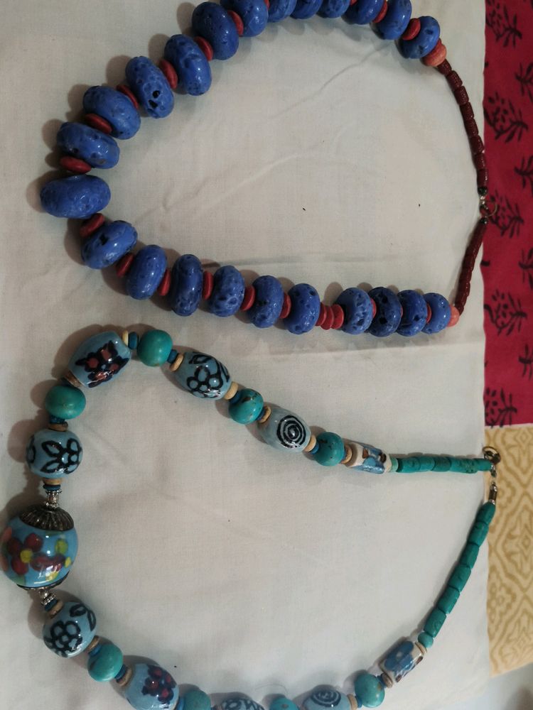Hand Made Big Beads Necklaces 2