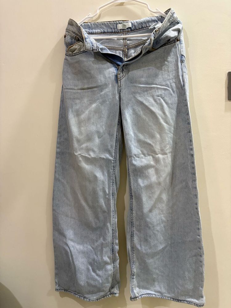 H&amp;M Light Wash Denim Jeans