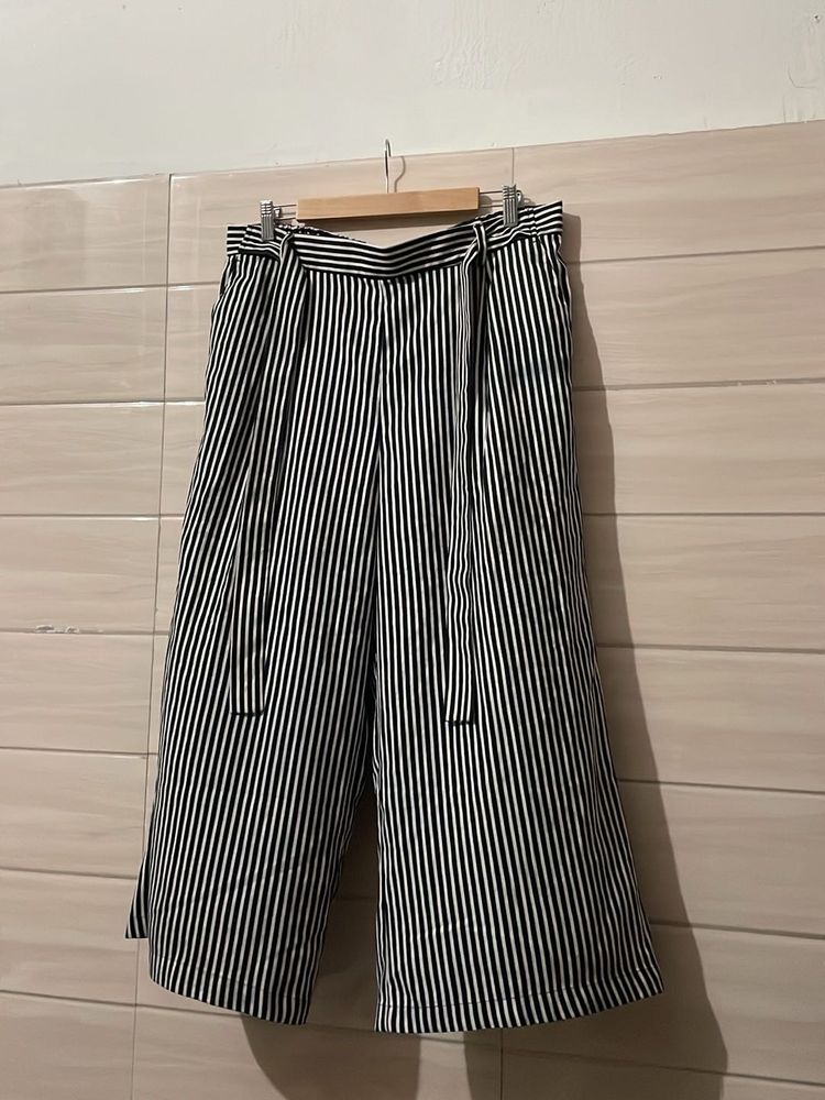 wardrobe Striped Wide Leg Culottes